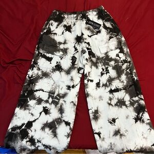 Current Mood x Doll Kill - CATACOMBS WIDE LEG CARGO PANTS